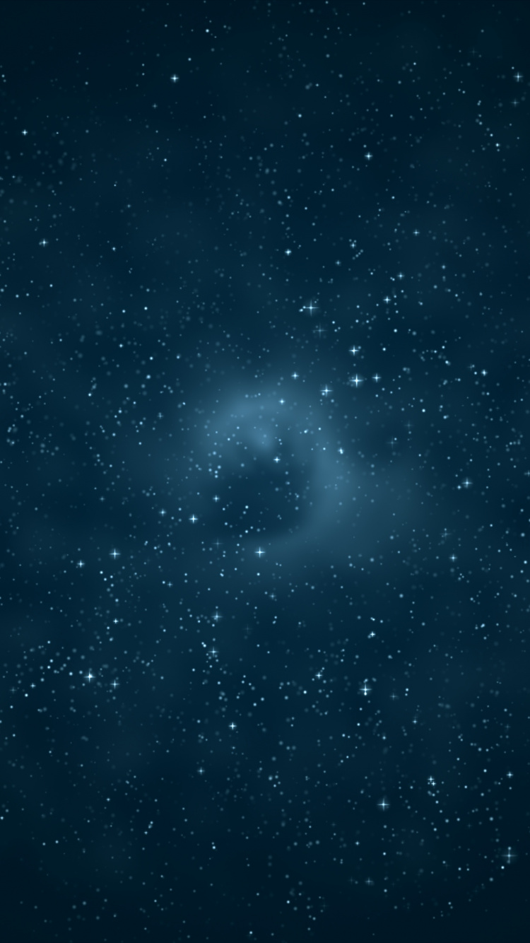 Обои синий, черный, атмосфера, астрономический объект, ночь в разрешении 750x1334