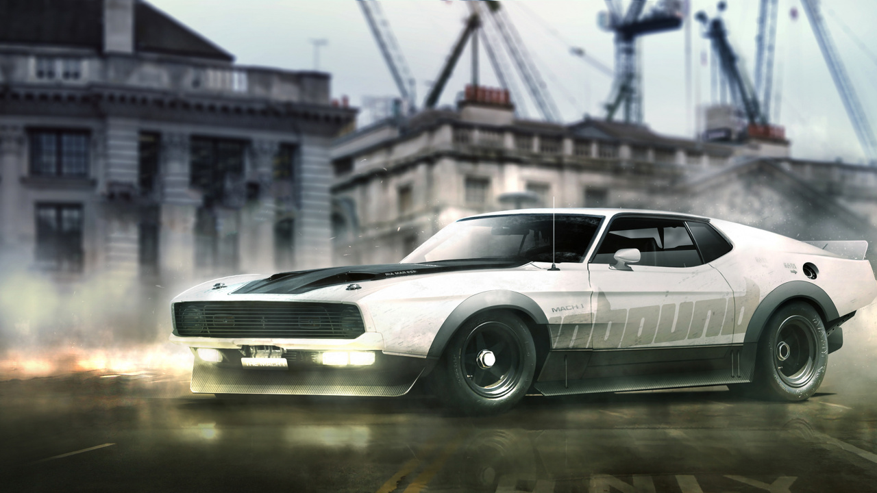 Обои Форд Мустанг мах 1, авто, компания Ford, спорткар, ford в разрешении 1280x720