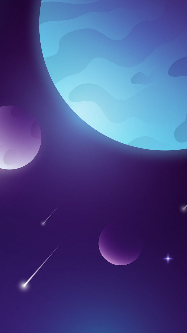 Обои атмосфера, лазурный, пурпур, Фиолетовый, материальное свойство в разрешении 750x1334