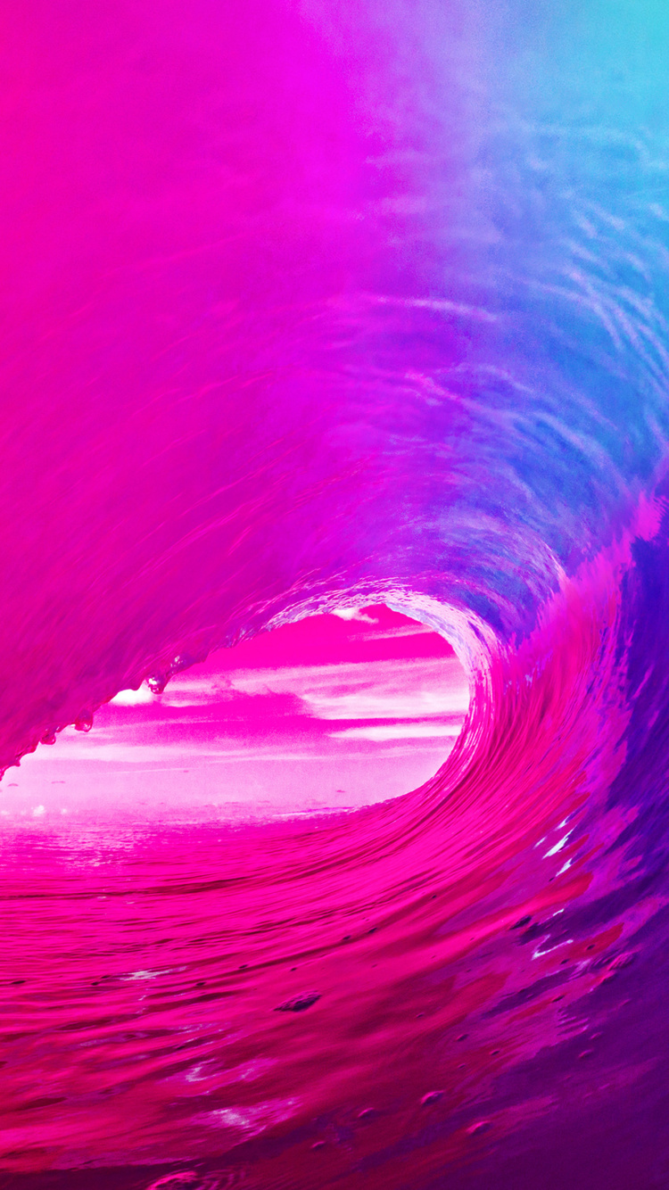 Обои iOS 9, apple, розовый, пурпур, пурпурный цвет в разрешении 750x1334