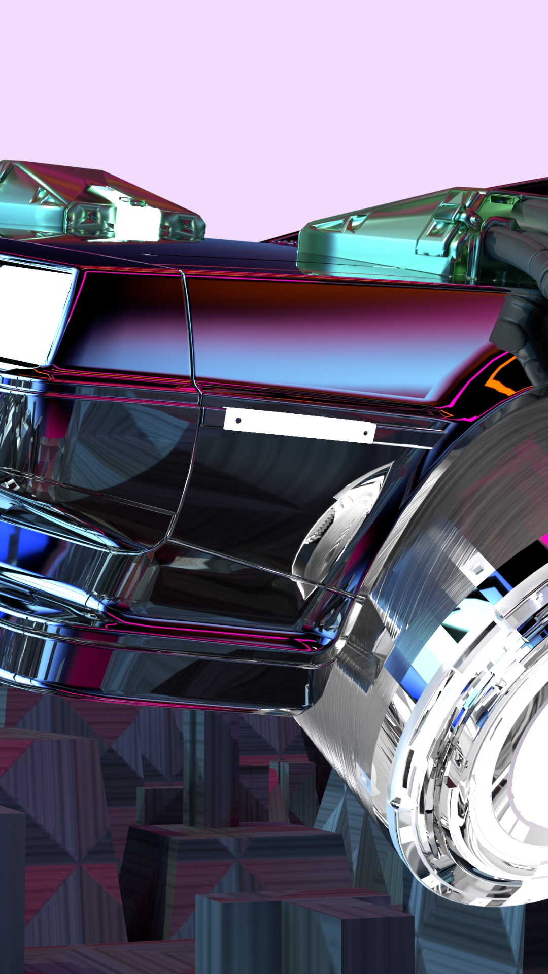 Обои пользовательские автомобиль, оставайся слишком долго маятник ремикс, автомобильное освещение, капюшон, автомобильные шины в разрешении 1080x1920