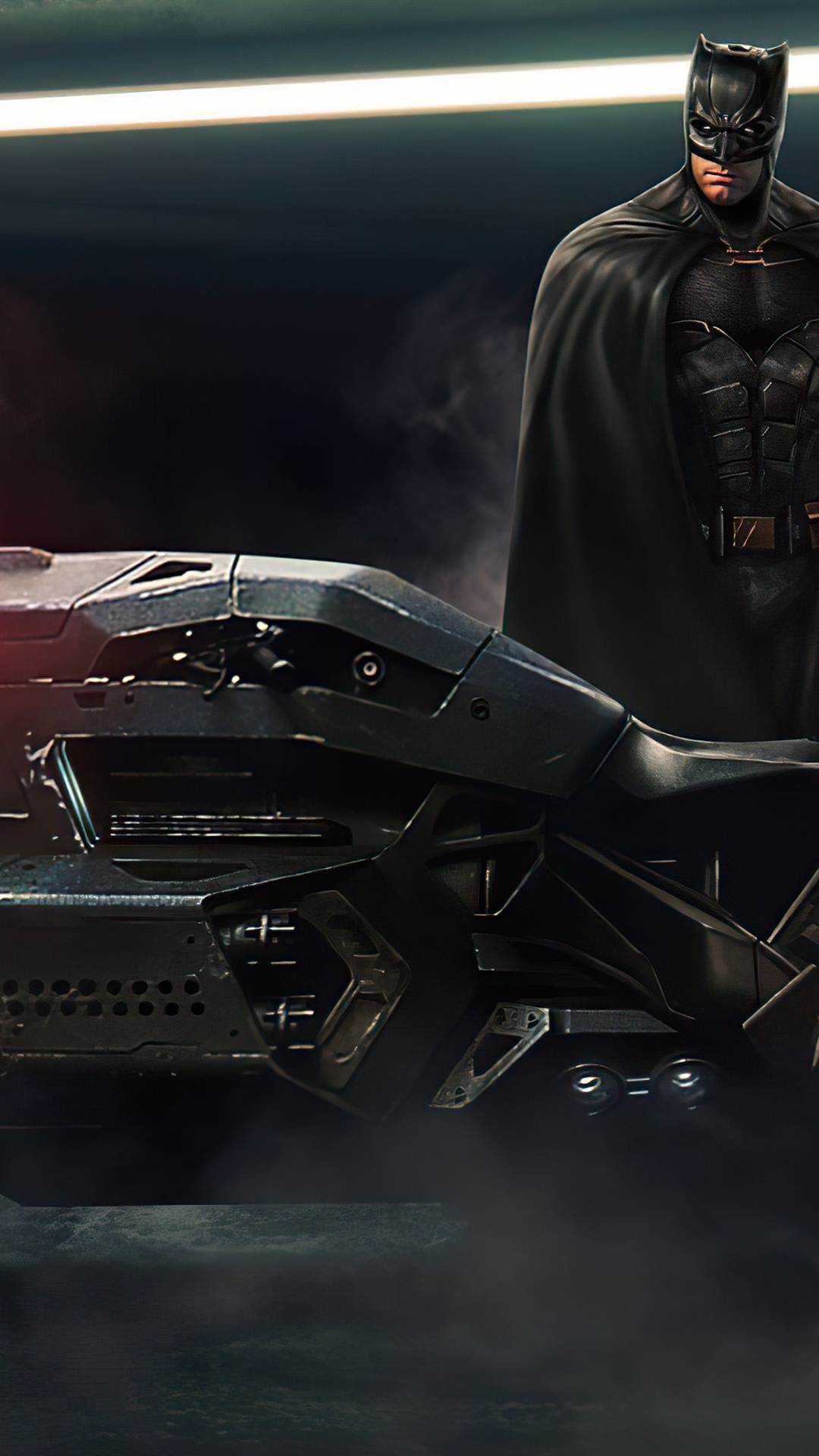 Обои мотоцикл, Бэтмен, Расширенная вселенная DC, комиксы dc, телевидение в разрешении 1080x1920