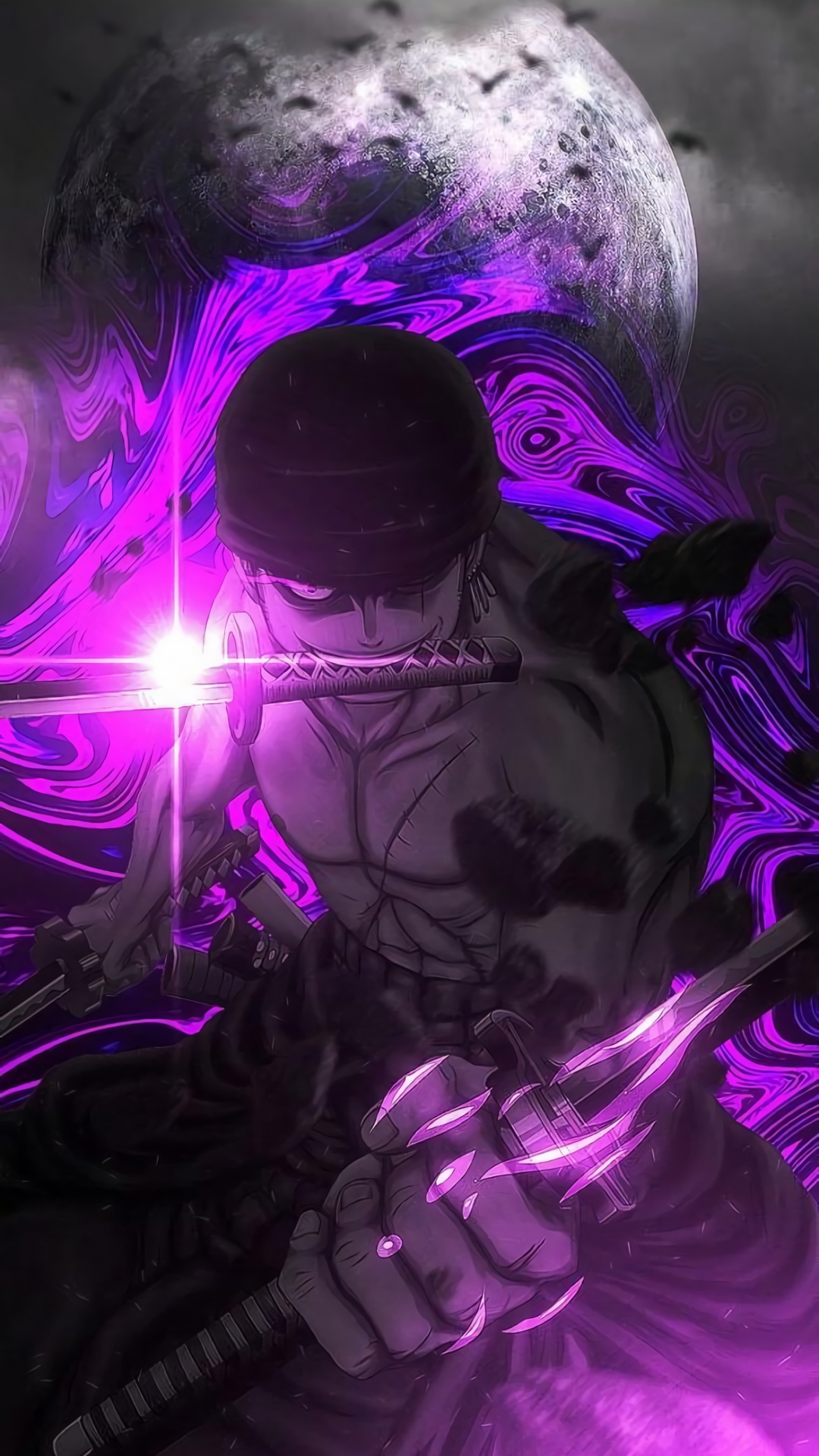 Обои зоро пфп, roronoa Зоро, один кусок, мультик, графический дизайн в разрешении 1080x1920