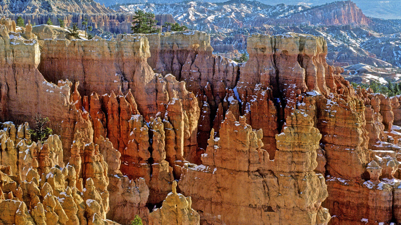 Обои формирование, рок, каньон, обнажение, геология в разрешении 1280x720