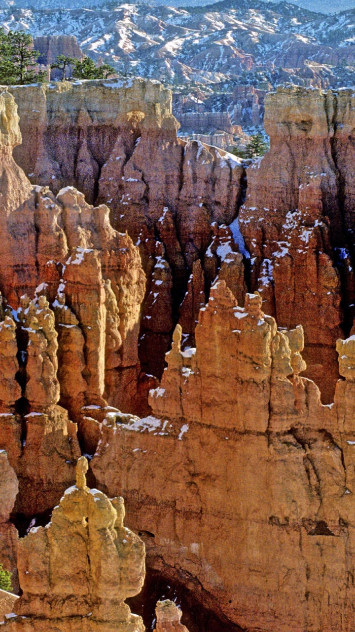 Обои формирование, рок, каньон, обнажение, геология в разрешении 720x1280