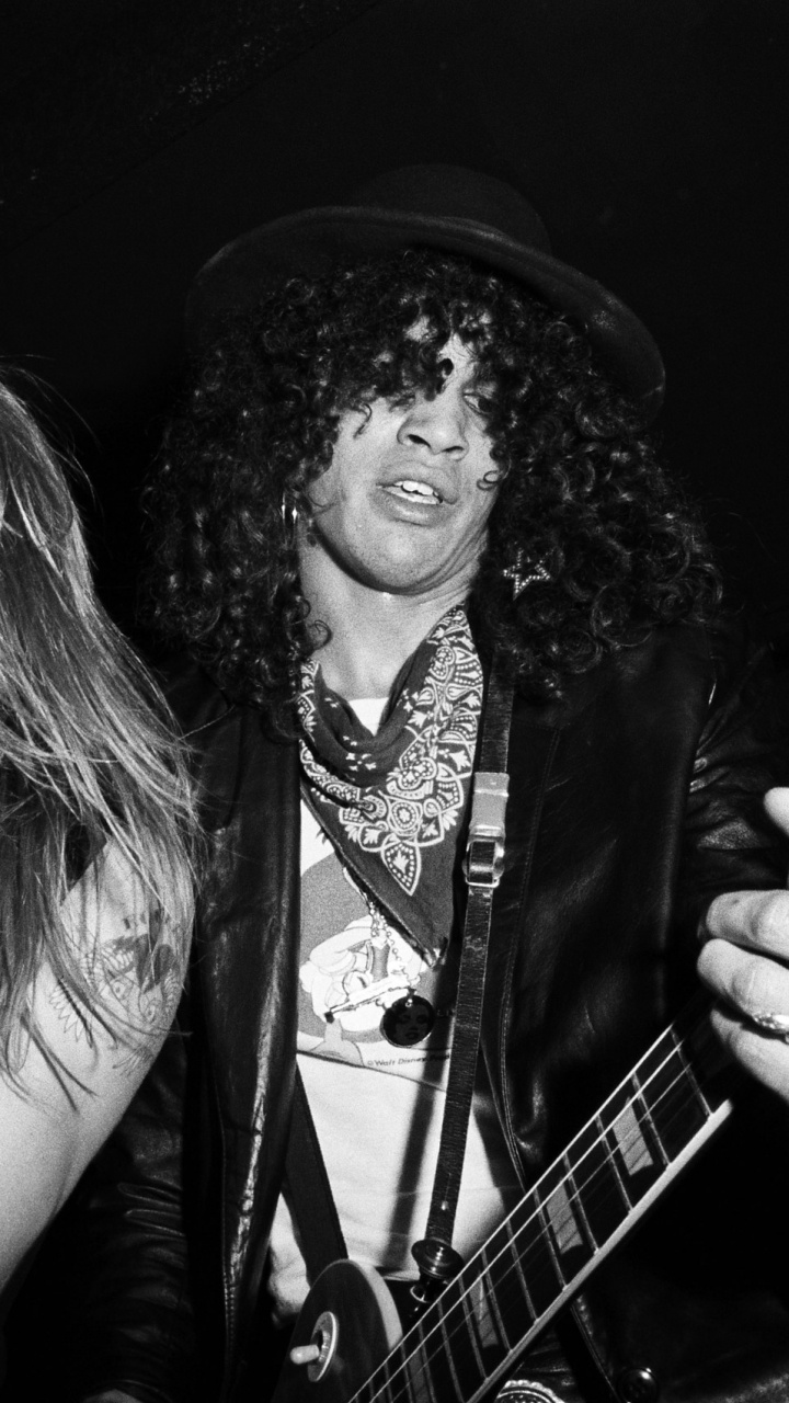 Обои Guns N Roses, музыкант, Представление, черный, музыка в разрешении 720x1280