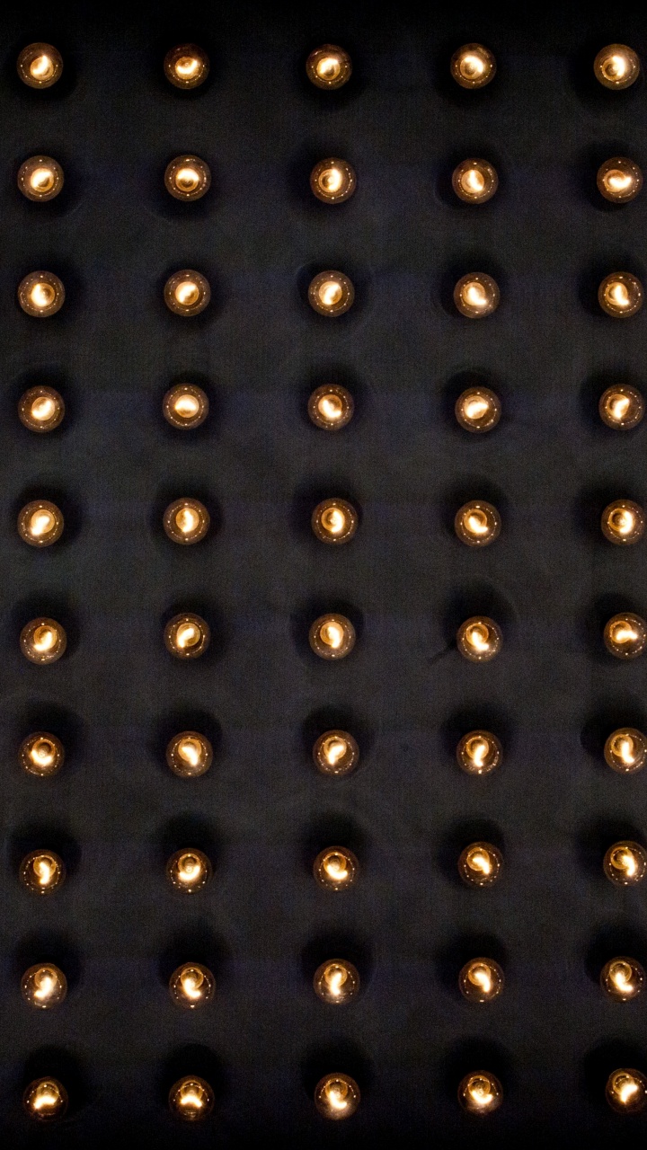 Обои электричество, Лампа накаливания, узор, дизайн, металл в разрешении 720x1280