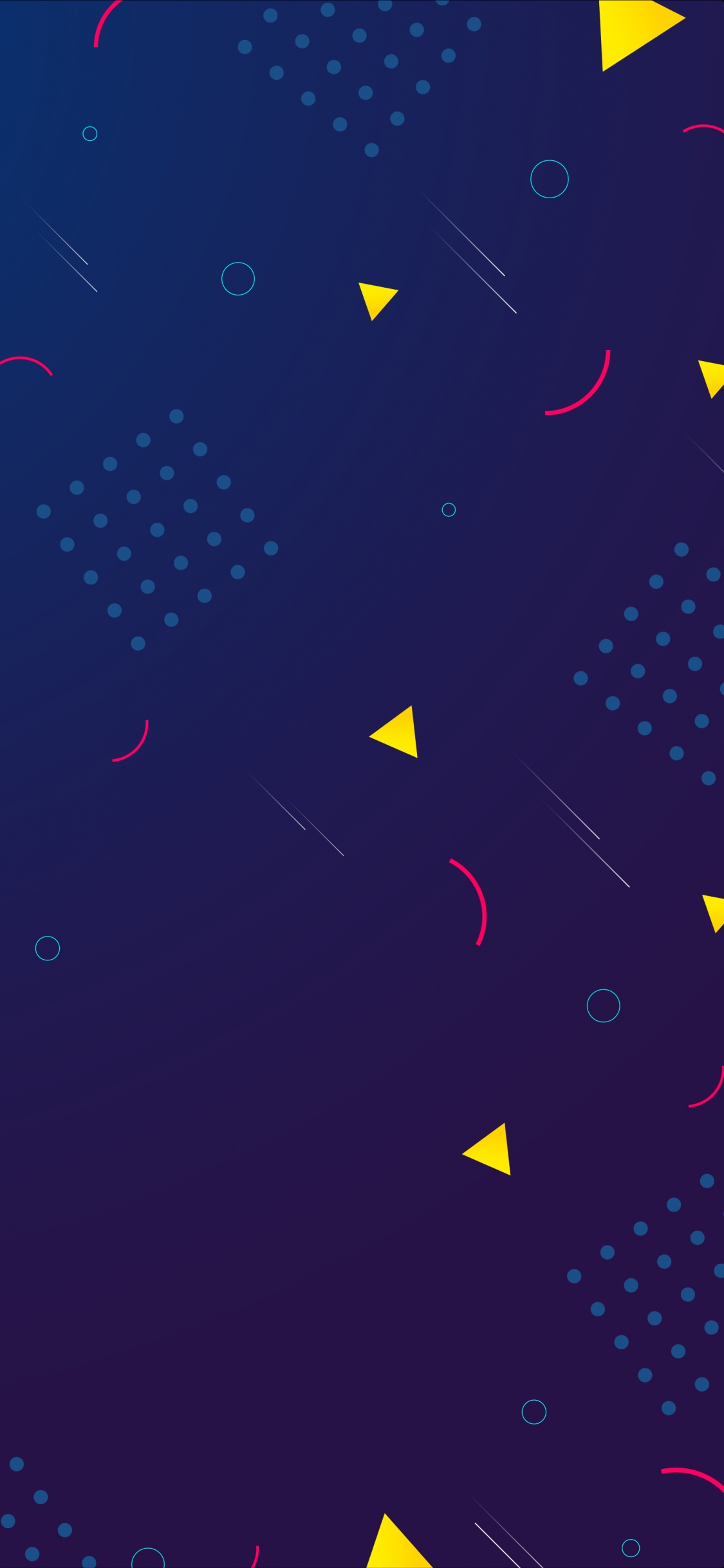 Обои лазурный, арт, прямоугольник, узор, электрик в разрешении 1125x2436