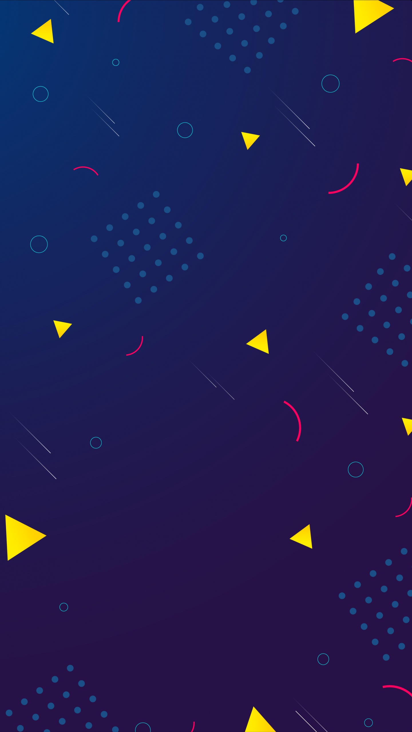 Обои лазурный, арт, прямоугольник, узор, электрик в разрешении 1440x2560