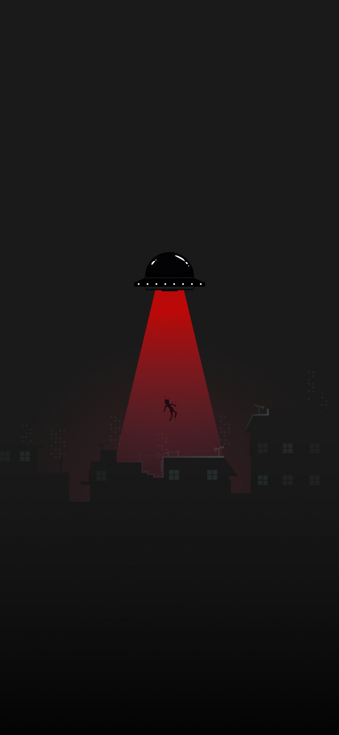 Обои красный телефон, смартфон, Маяк, вышка, небоскреб в разрешении 1125x2436