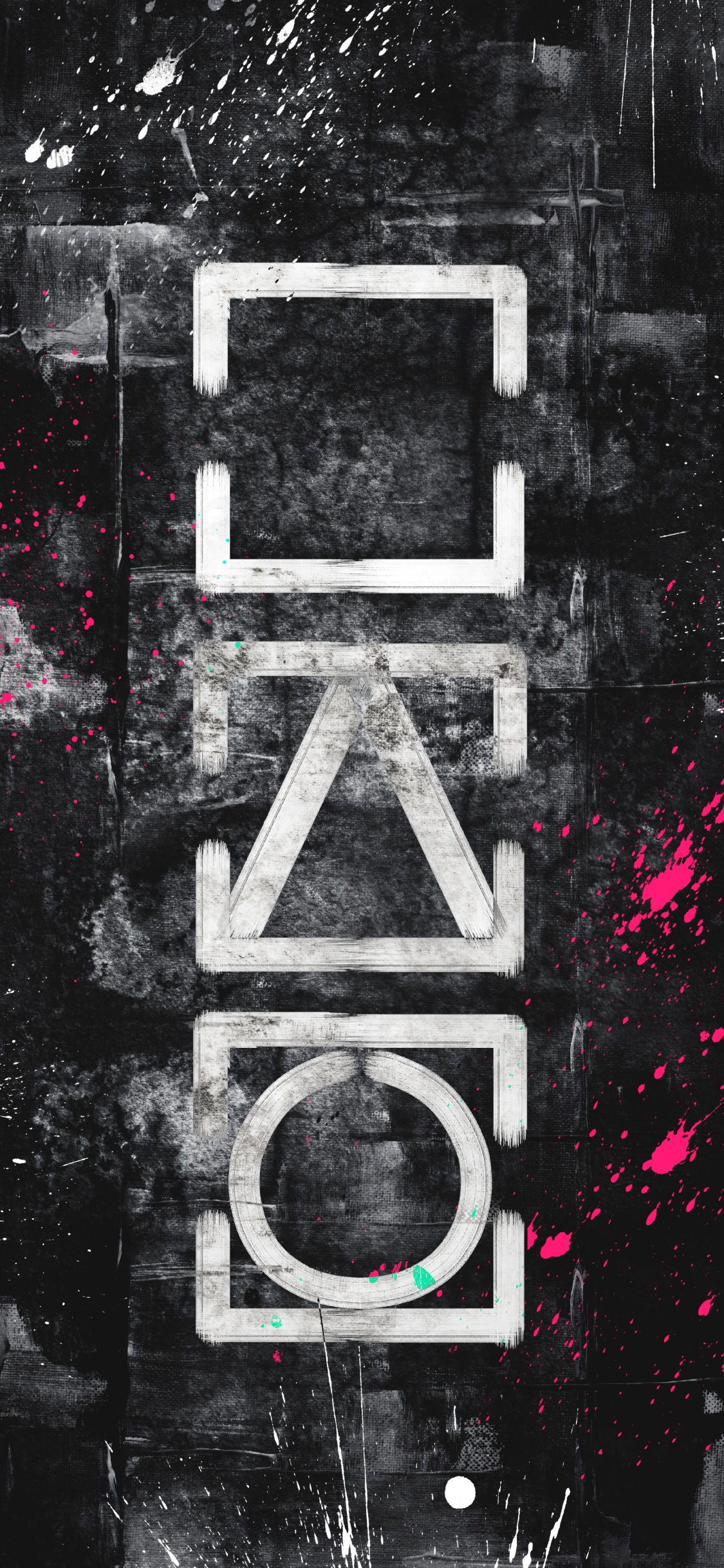 Обои кальмары игровое искусство, визуальное искусство, графический дизайн, арт, дизайн в разрешении 1125x2436