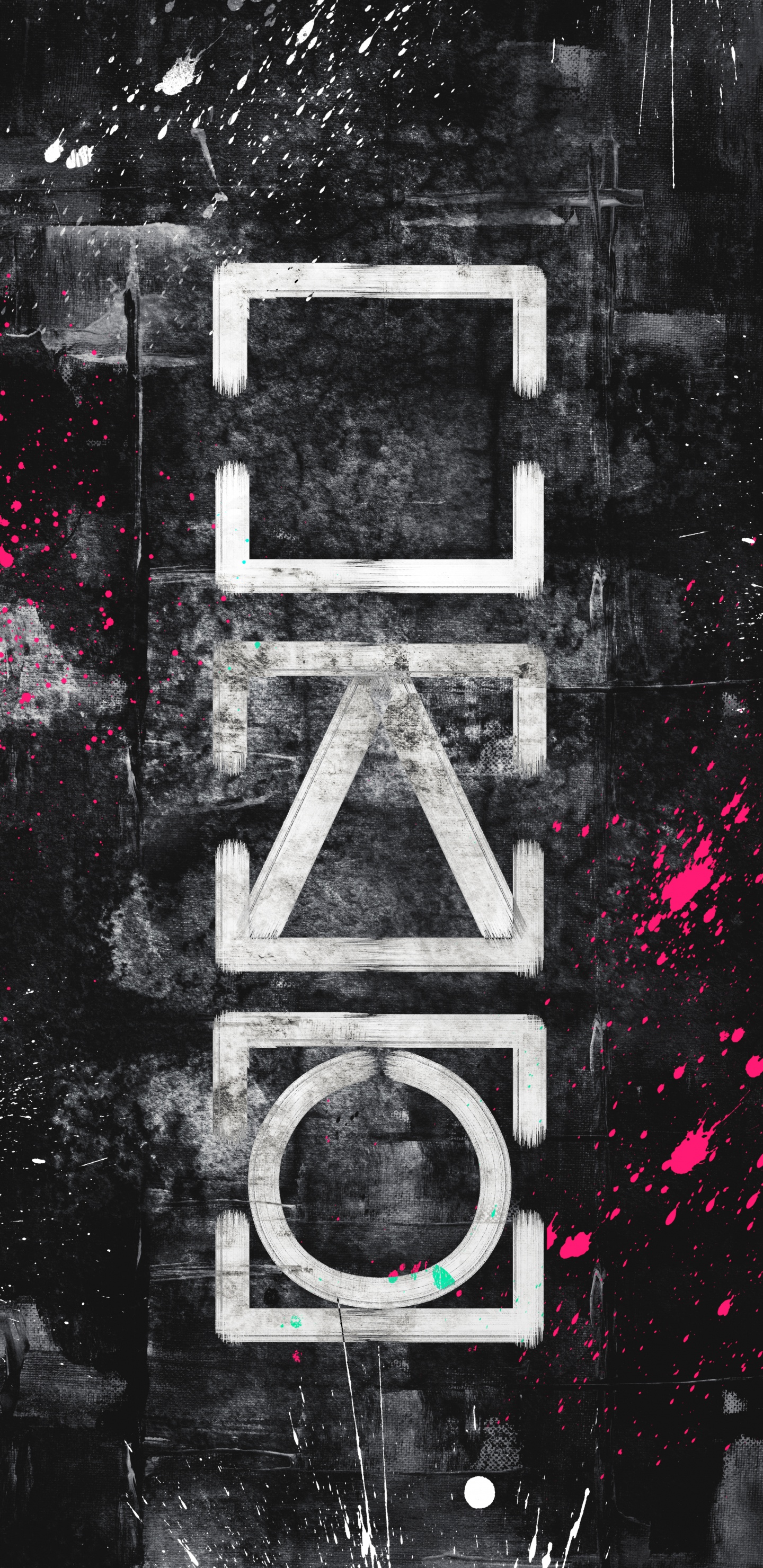 Обои кальмары игровое искусство, визуальное искусство, графический дизайн, арт, дизайн в разрешении 1440x2960