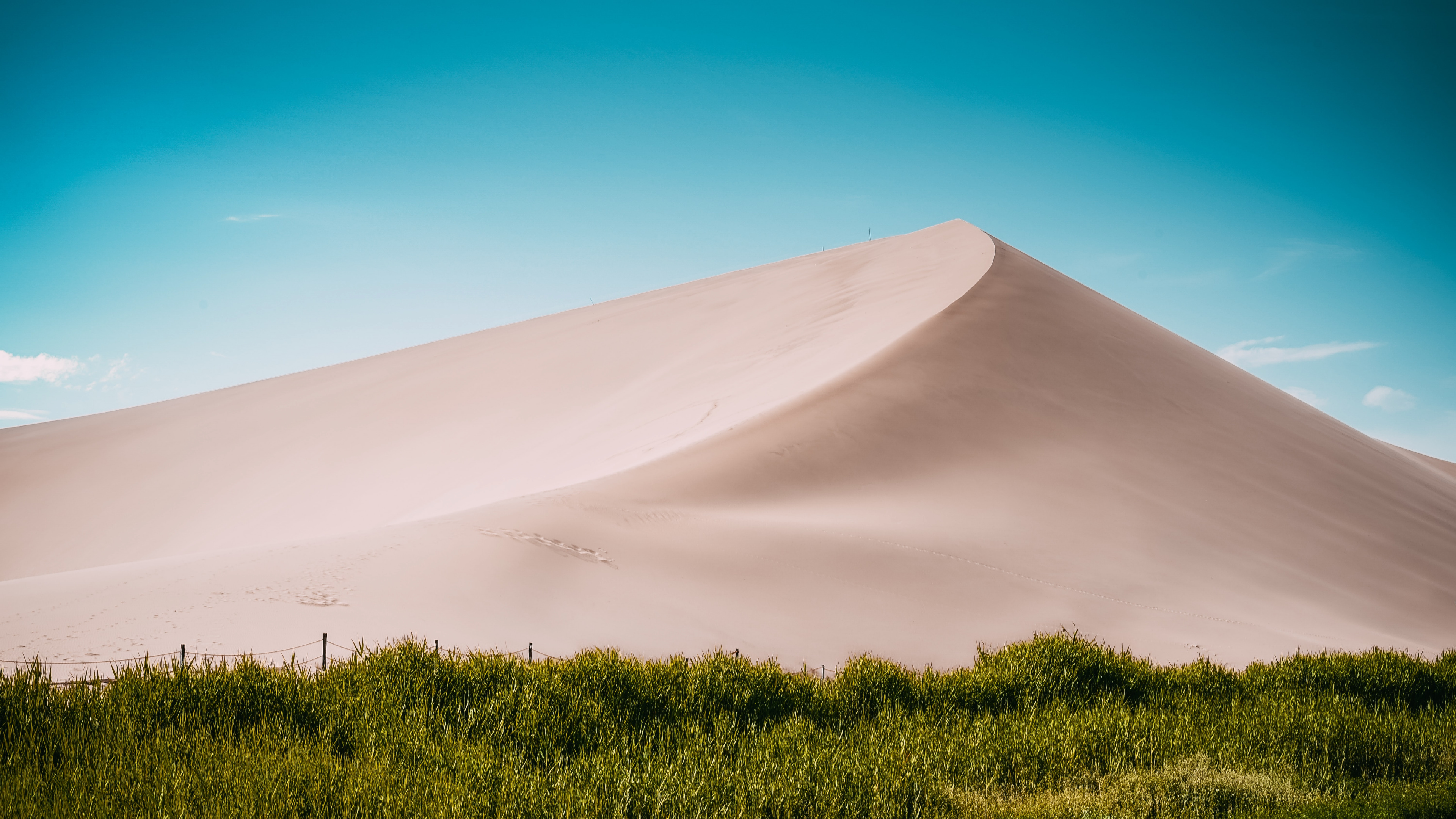 Обои пустыня, макарон, пейзаж, природа, Дюна в разрешении 3840x2160