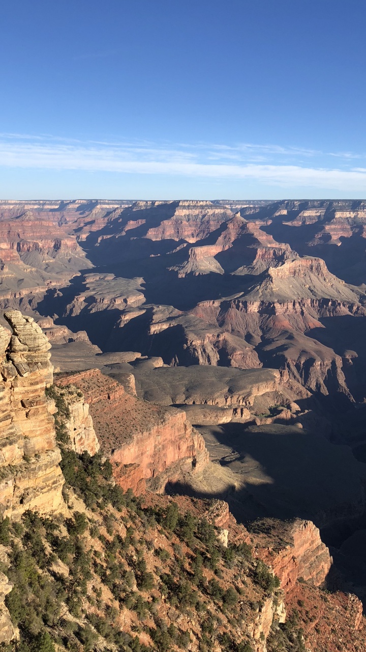 Обои национальный парк Гранд каньон, Северный Край, природный ландшафт, гора, плато в разрешении 720x1280