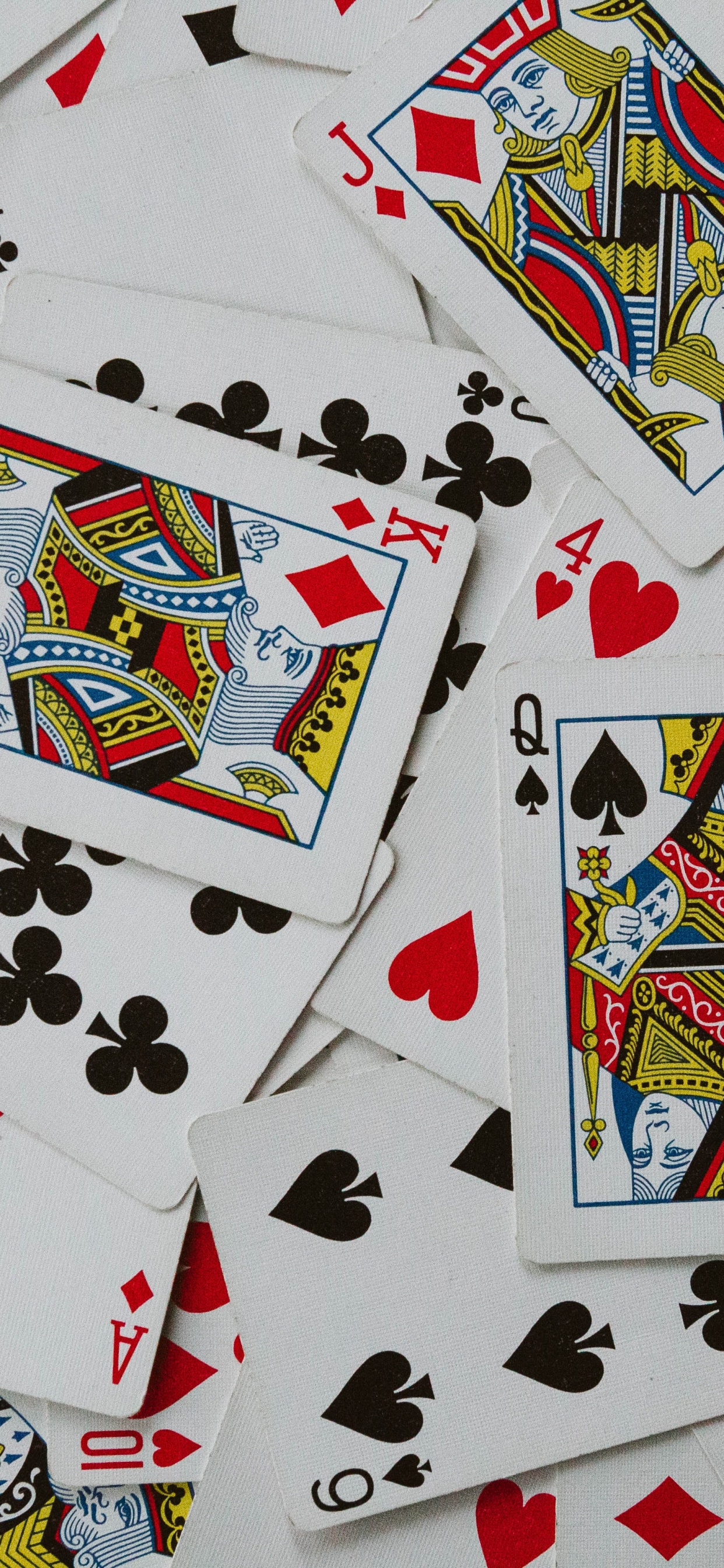 Обои игра в карты, карточная игра, игральная карта, терпение, однопользовательские карточные игры в разрешении 1242x2688