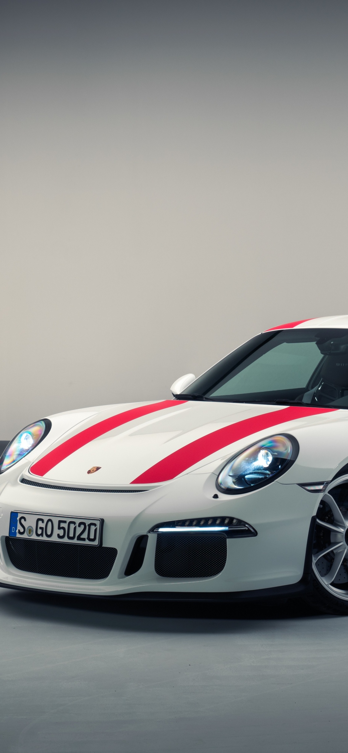 Обои Порше, спорткар, авто, Porsche 911 GT3 R 991, 2016 Порше 911 Р в разрешении 1125x2436