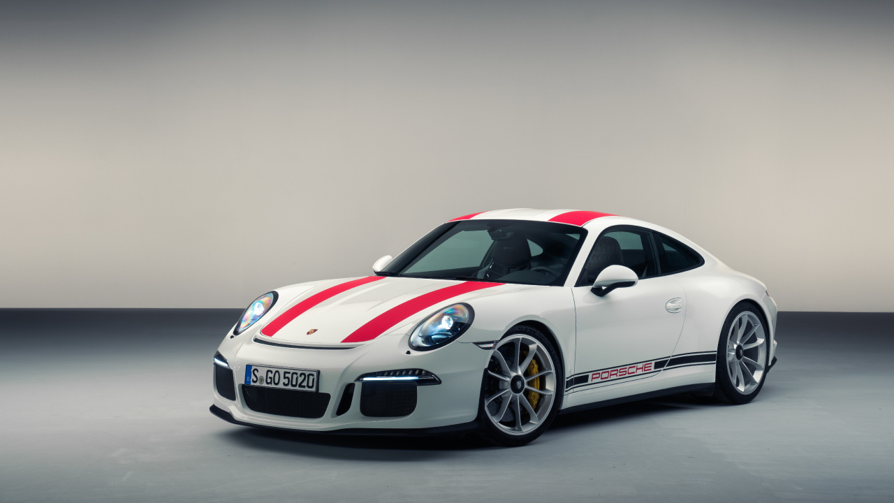 Обои Порше, спорткар, авто, Porsche 911 GT3 R 991, 2016 Порше 911 Р в разрешении 1280x720