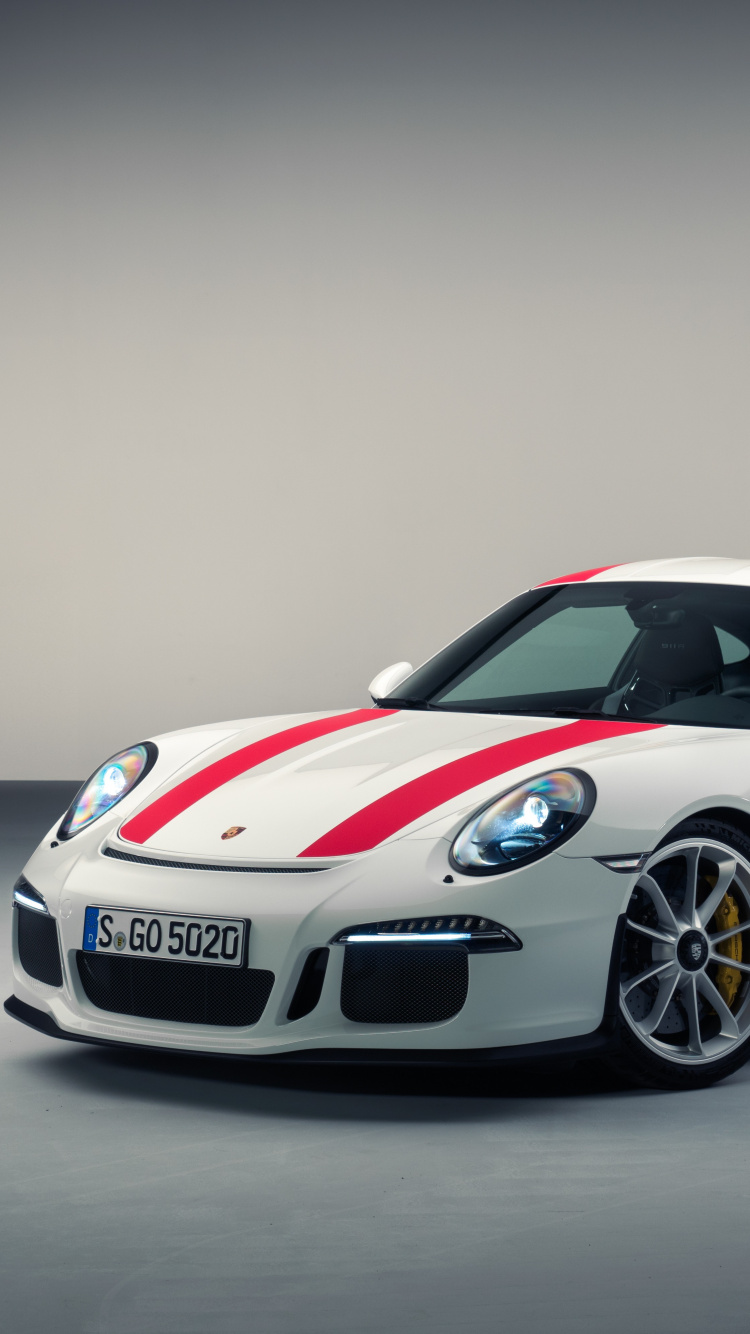 Обои Порше, спорткар, авто, Porsche 911 GT3 R 991, 2016 Порше 911 Р в разрешении 750x1334