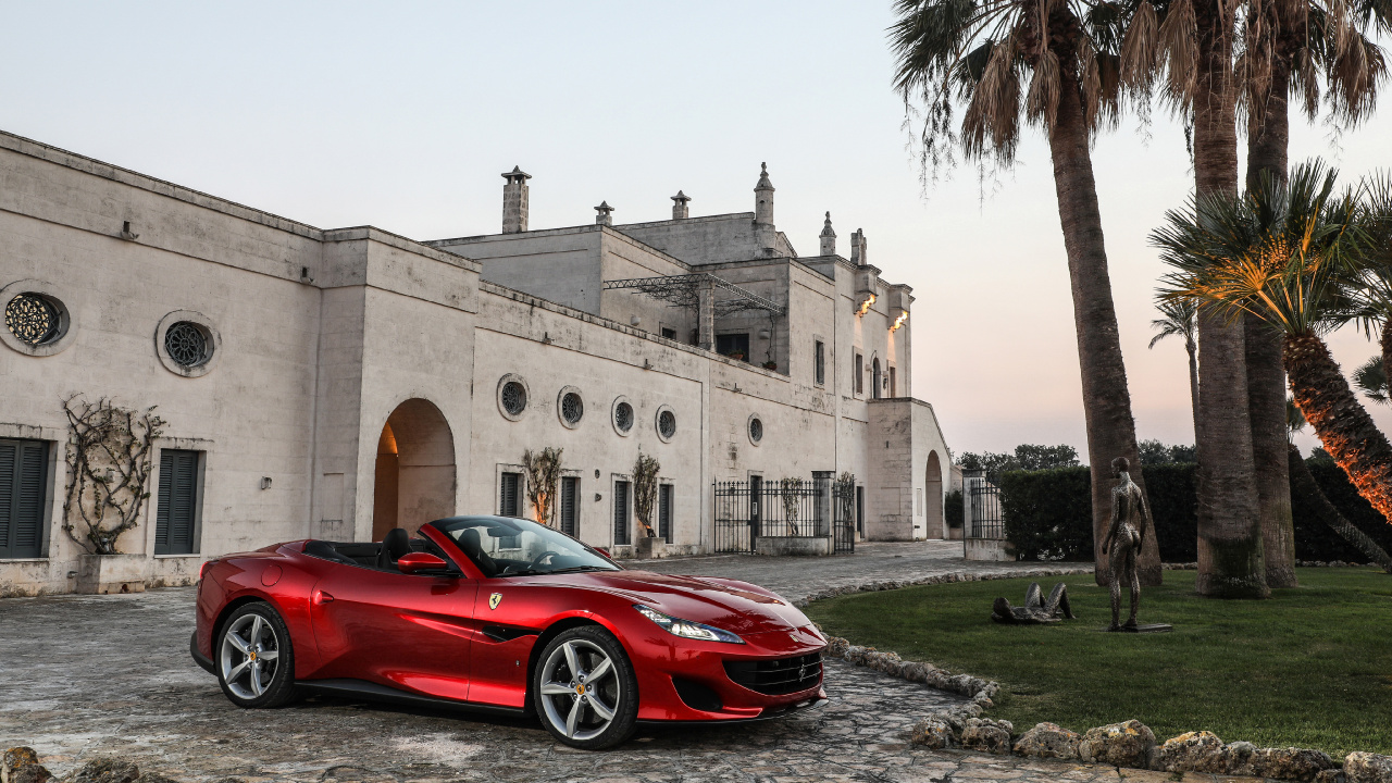 Обои Феррари Портофино, Ferrari, Феррари Калифорния, авто, спорткар в разрешении 1280x720