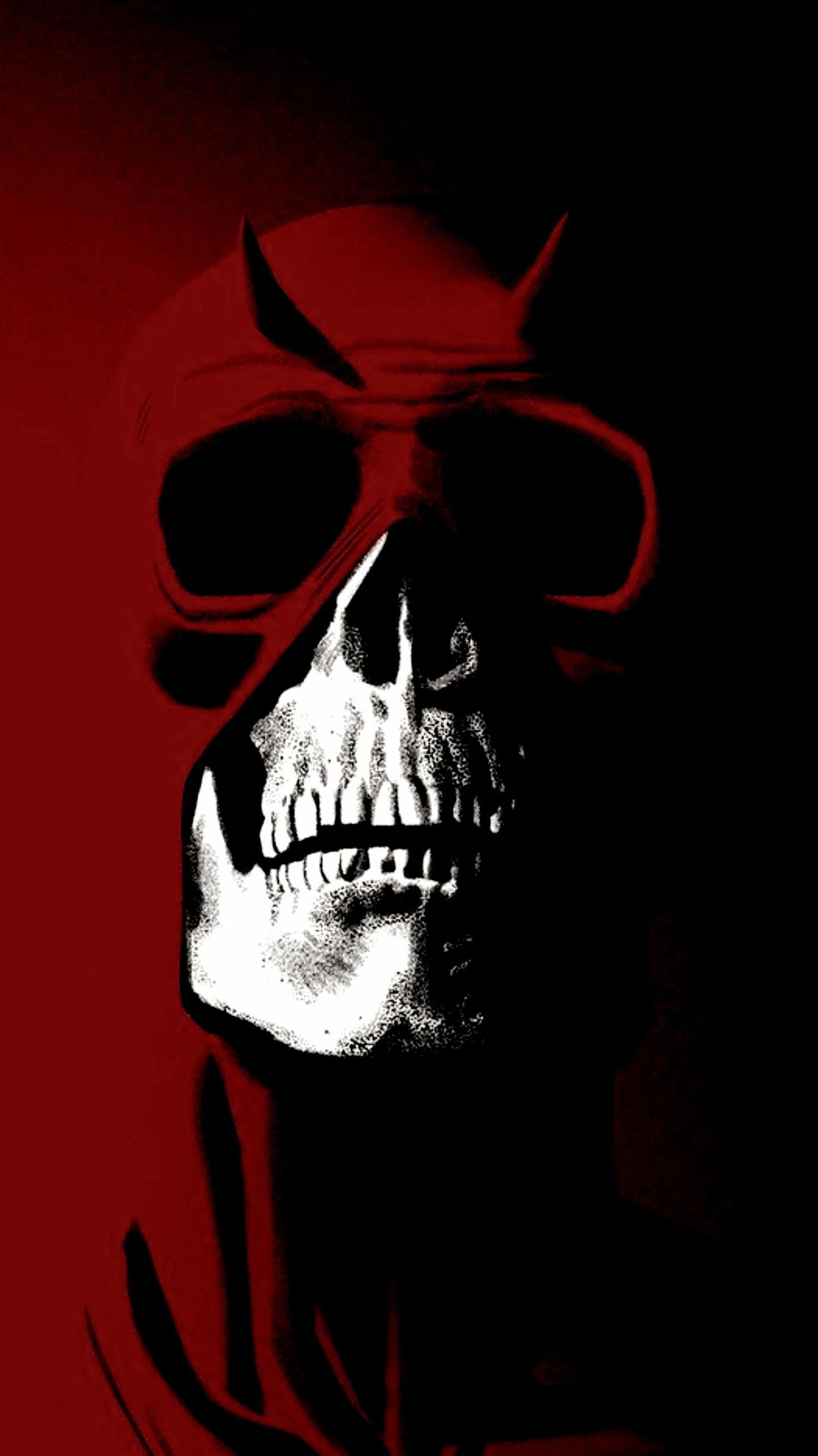 Обои череп, пасть, рукав, кость, арт в разрешении 1440x2560