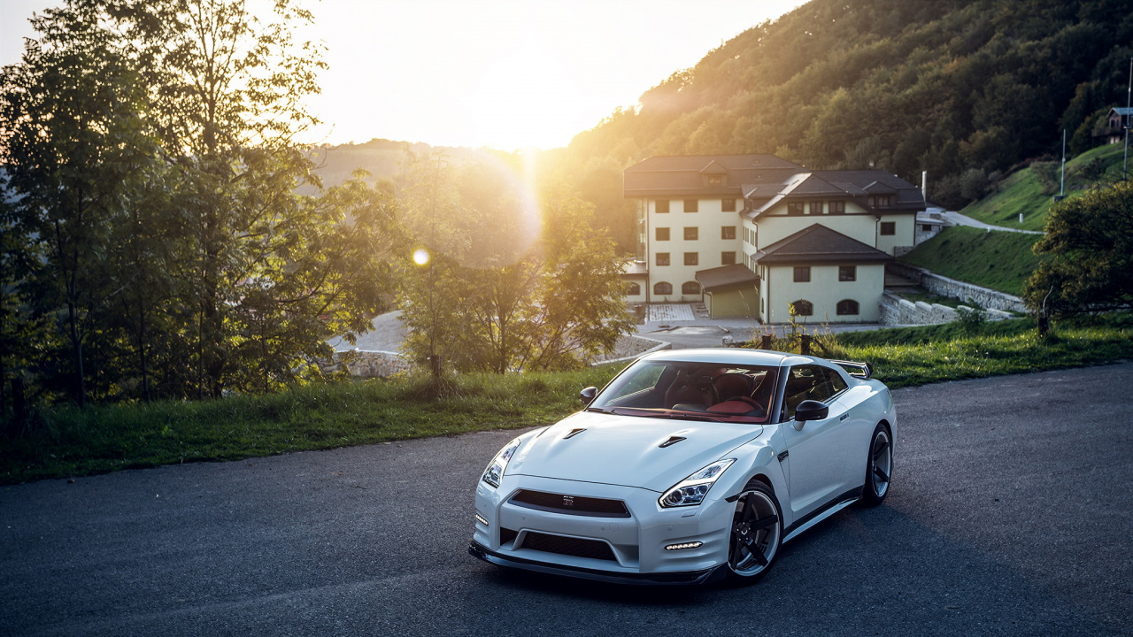 Обои nissan gt r, спорткар, авто, колесо, суперкар в разрешении 1280x720