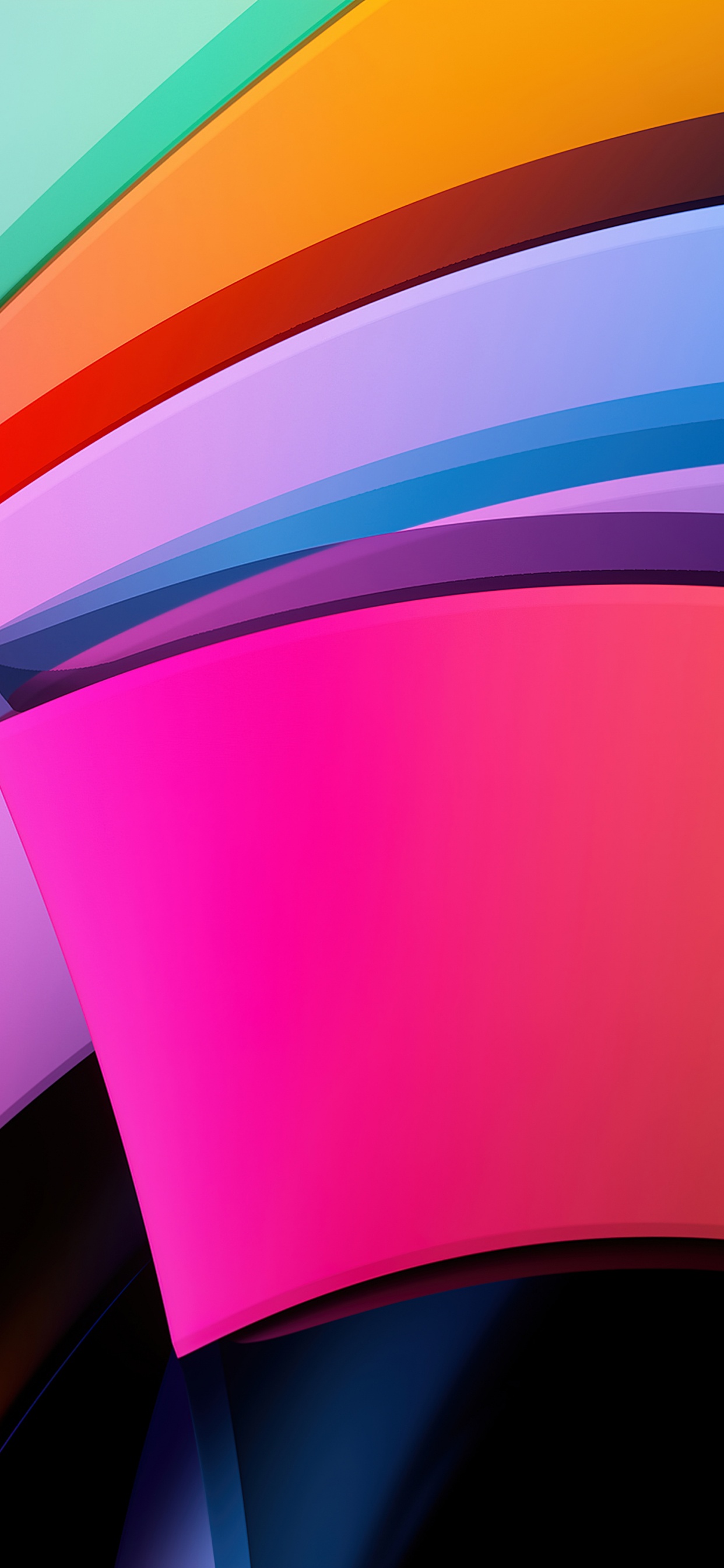 Обои Apple МасВоок Pro, абстрактное искусство, красочность, пурпур, лазурный в разрешении 1242x2688