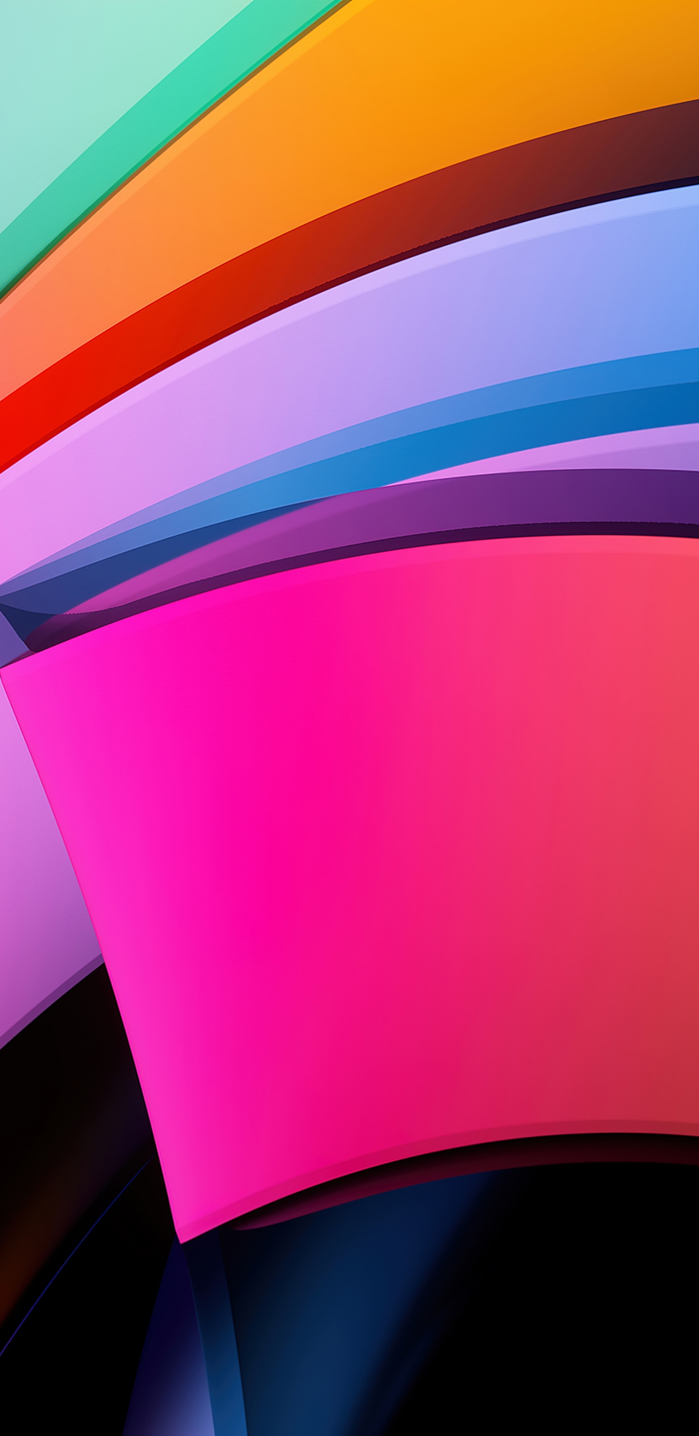 Обои Apple МасВоок Pro, абстрактное искусство, красочность, пурпур, лазурный в разрешении 1440x2960