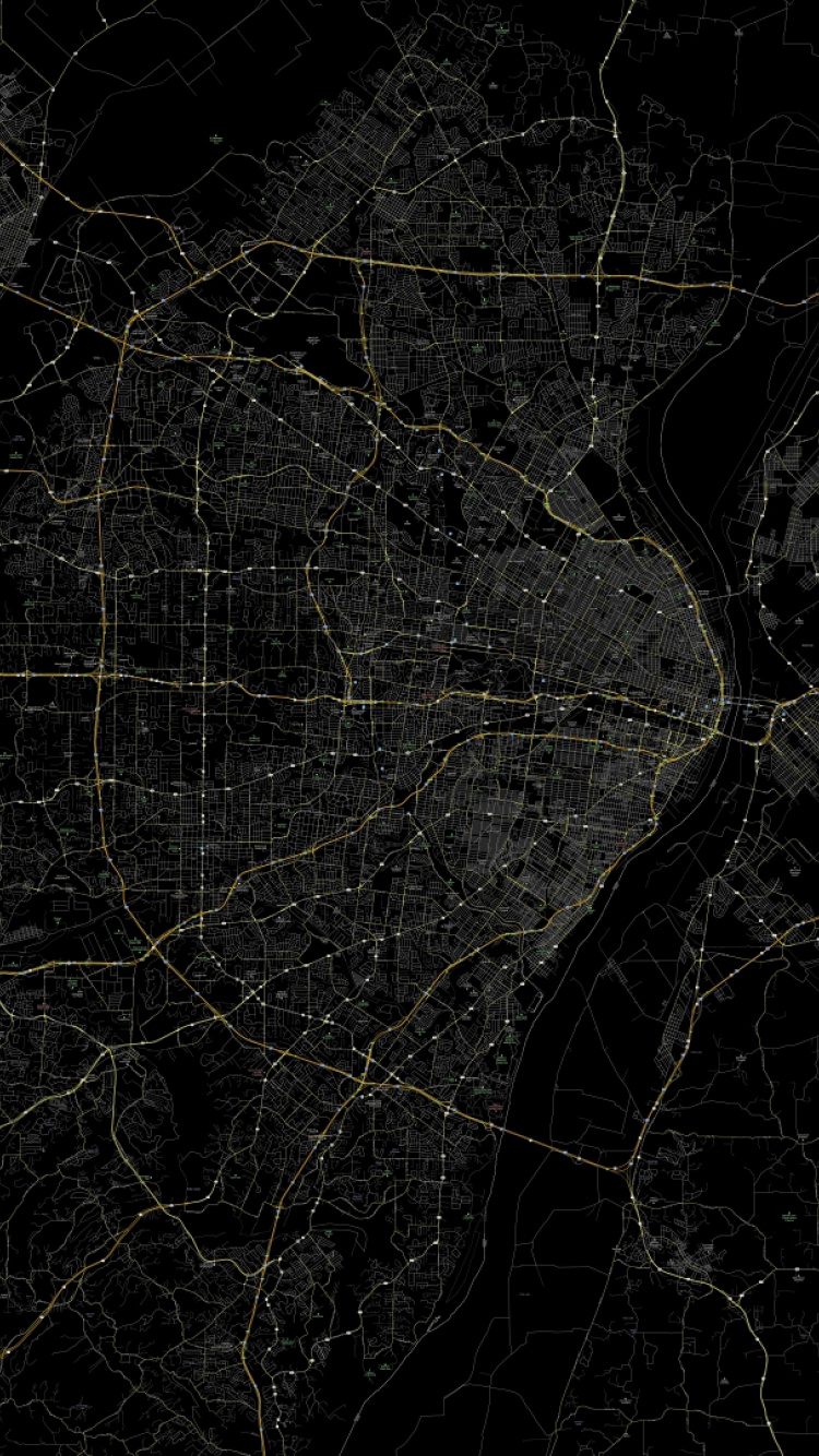 Обои паутина, черный, линия, атмосфера, темнота в разрешении 750x1334