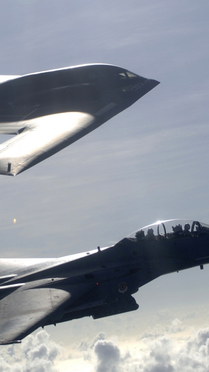 Обои ВВС США, воздушные силы, военный самолет, самолеты, самолет в разрешении 720x1280