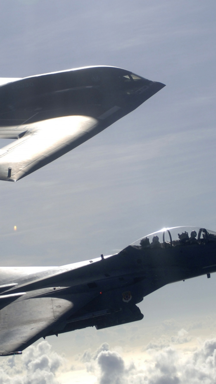 Обои ВВС США, воздушные силы, военный самолет, самолеты, самолет в разрешении 750x1334