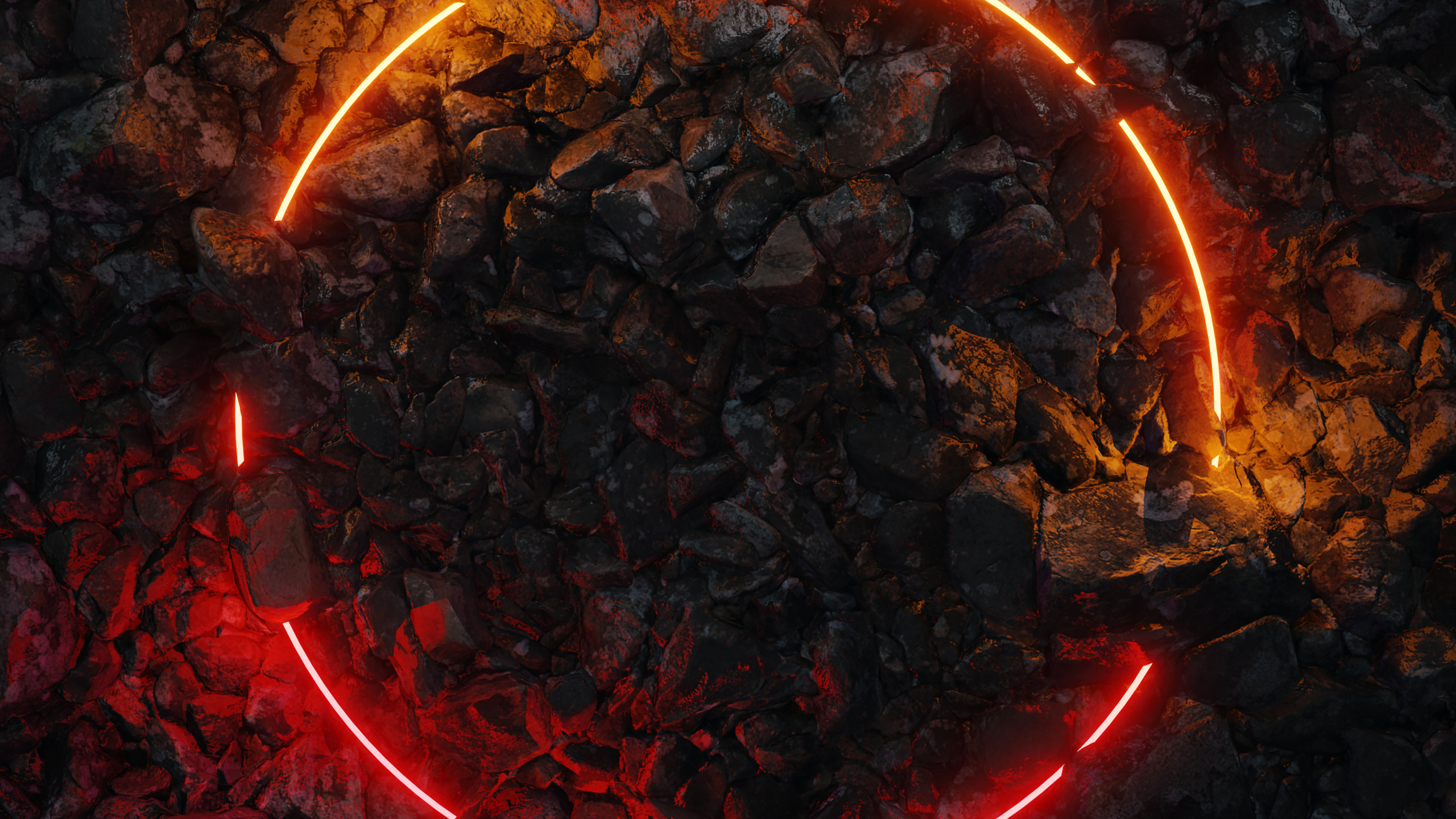 Обои арт, огонь, тепло, пламя, газ в разрешении 2560x1440