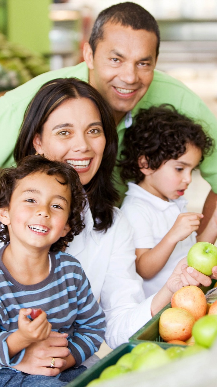 Обои шопинг, продуктовый магазин, розничная продажа, природные продукты, цельный продукт в разрешении 720x1280