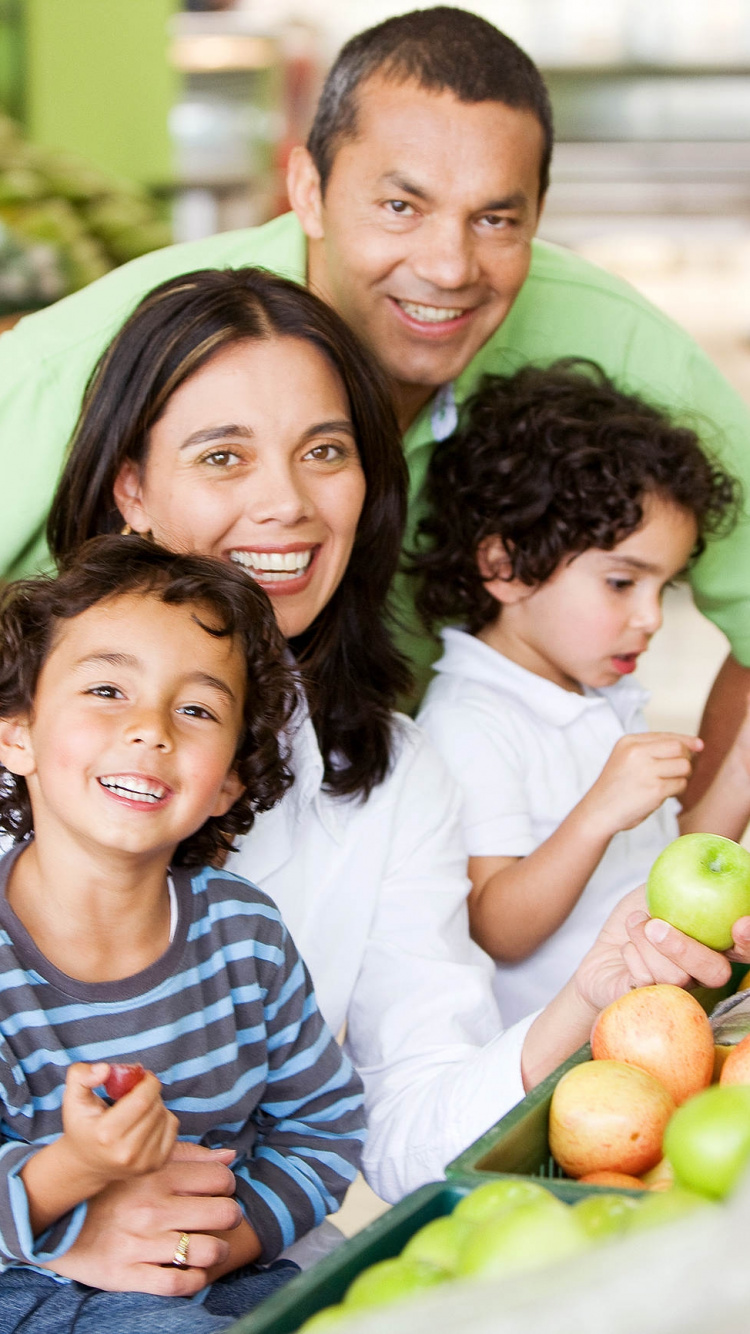 Обои шопинг, продуктовый магазин, розничная продажа, природные продукты, цельный продукт в разрешении 750x1334