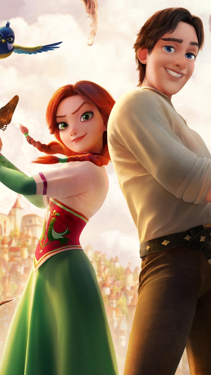 Обои Украденные Принцессы, иллюстрация, забава, анимация, арт в разрешении 720x1280