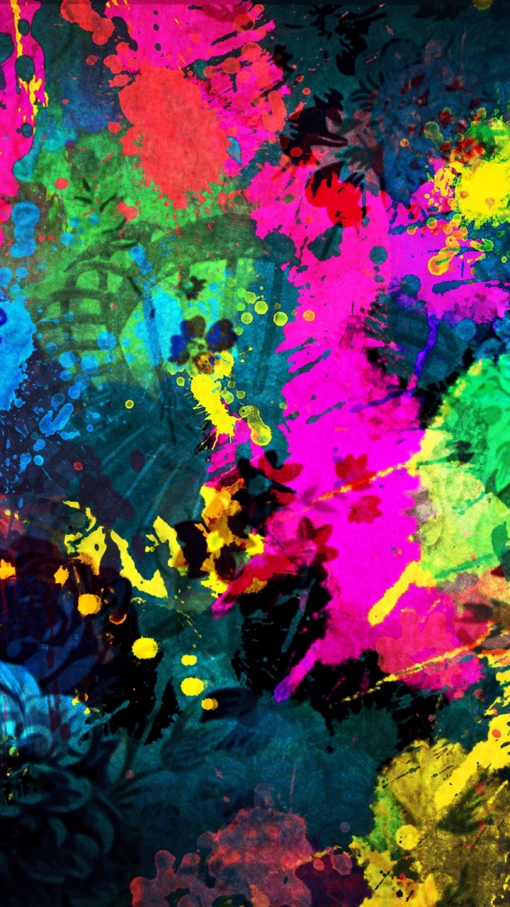 Обои живопись, психоделическое искусство, арт, фрактальное искусство, визуальное искусство в разрешении 720x1280