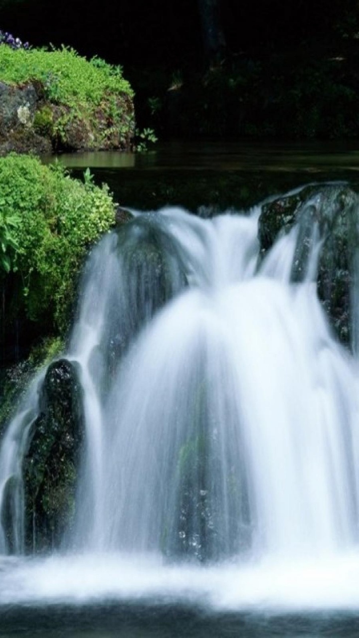 Обои природа, водопад, гидроресурсы, водоем, вода в разрешении 720x1280