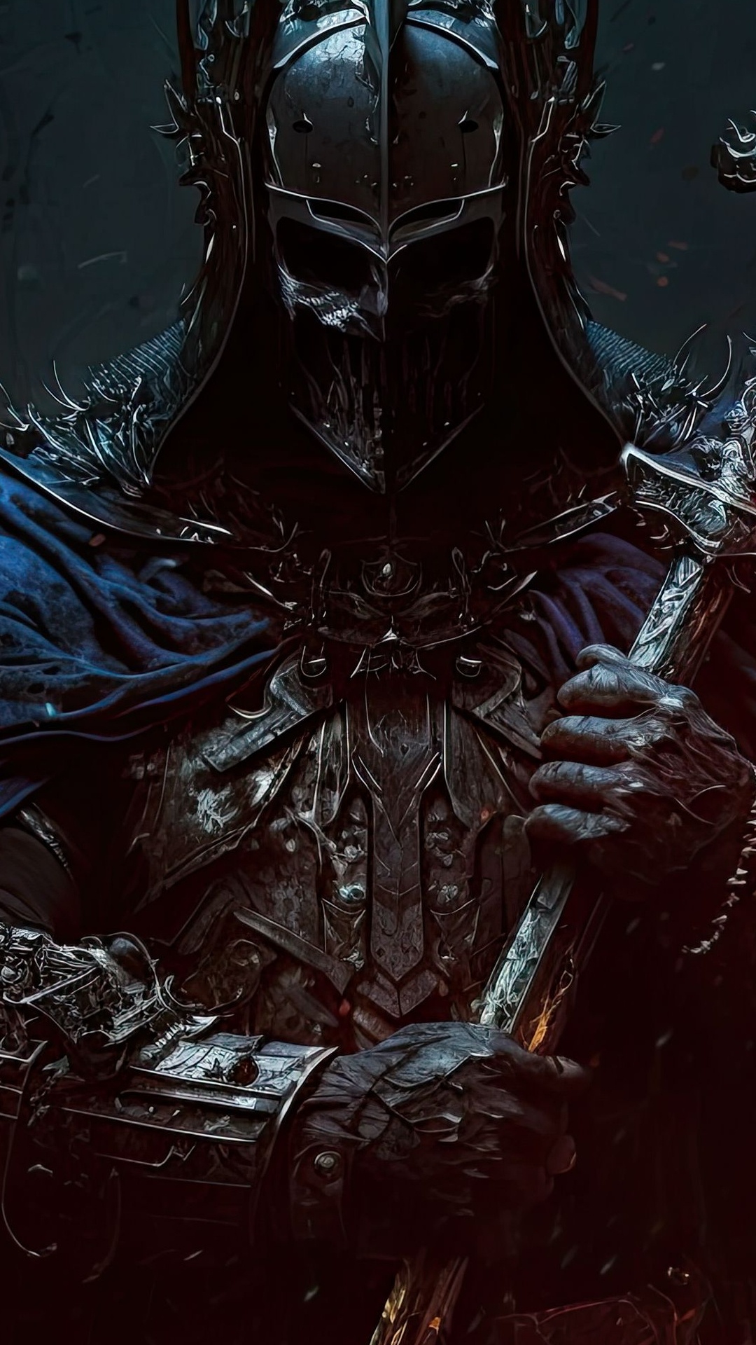 Обои фигурка, иллюстрация, броня, фильм, мифология в разрешении 1080x1920