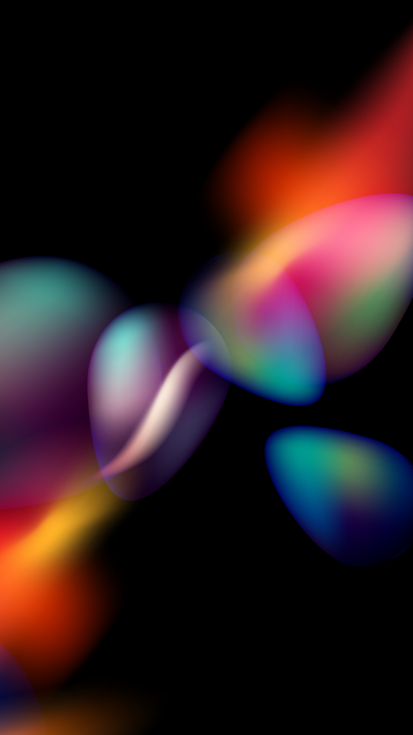 Обои крупный план, красочность, арт, пурпурный цвет, газ в разрешении 1440x2560