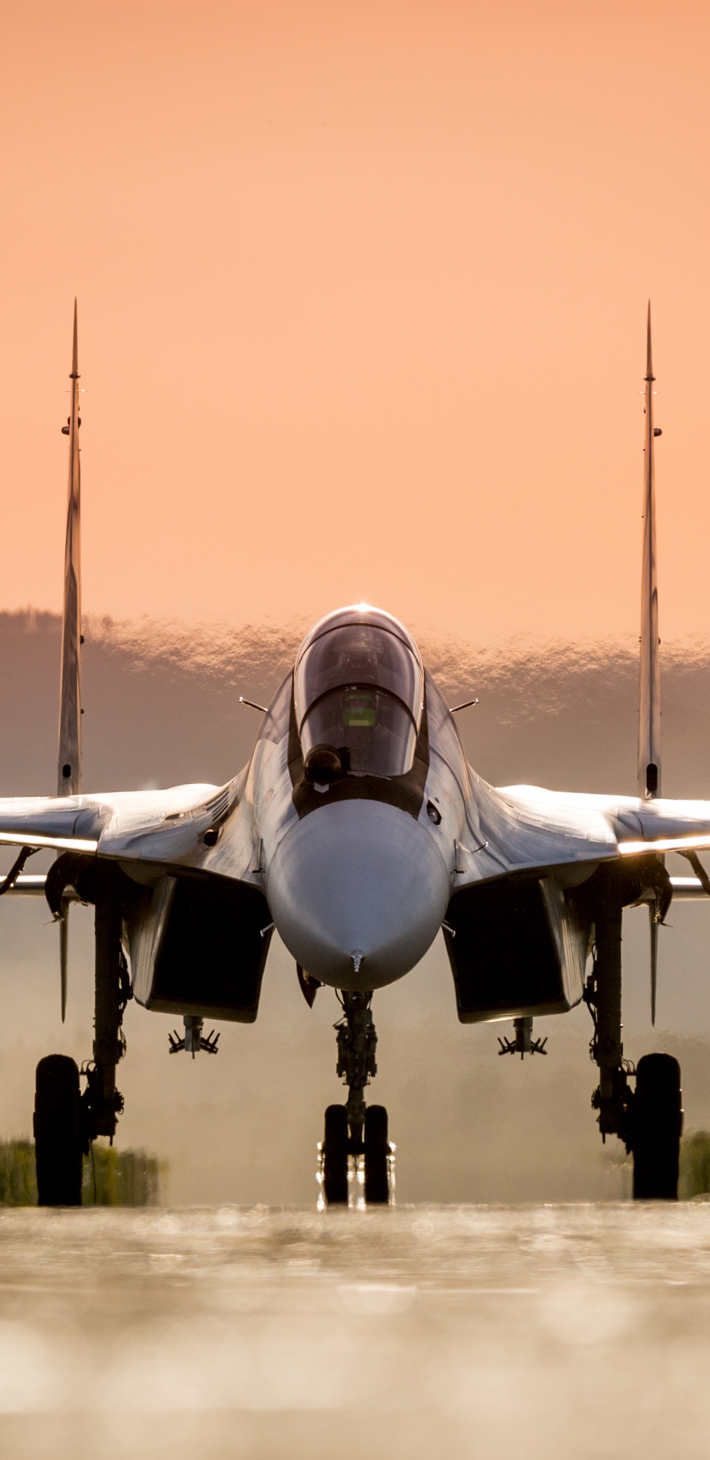 Обои сухой, военный самолет, самолеты, самолет, авиация в разрешении 1440x2960