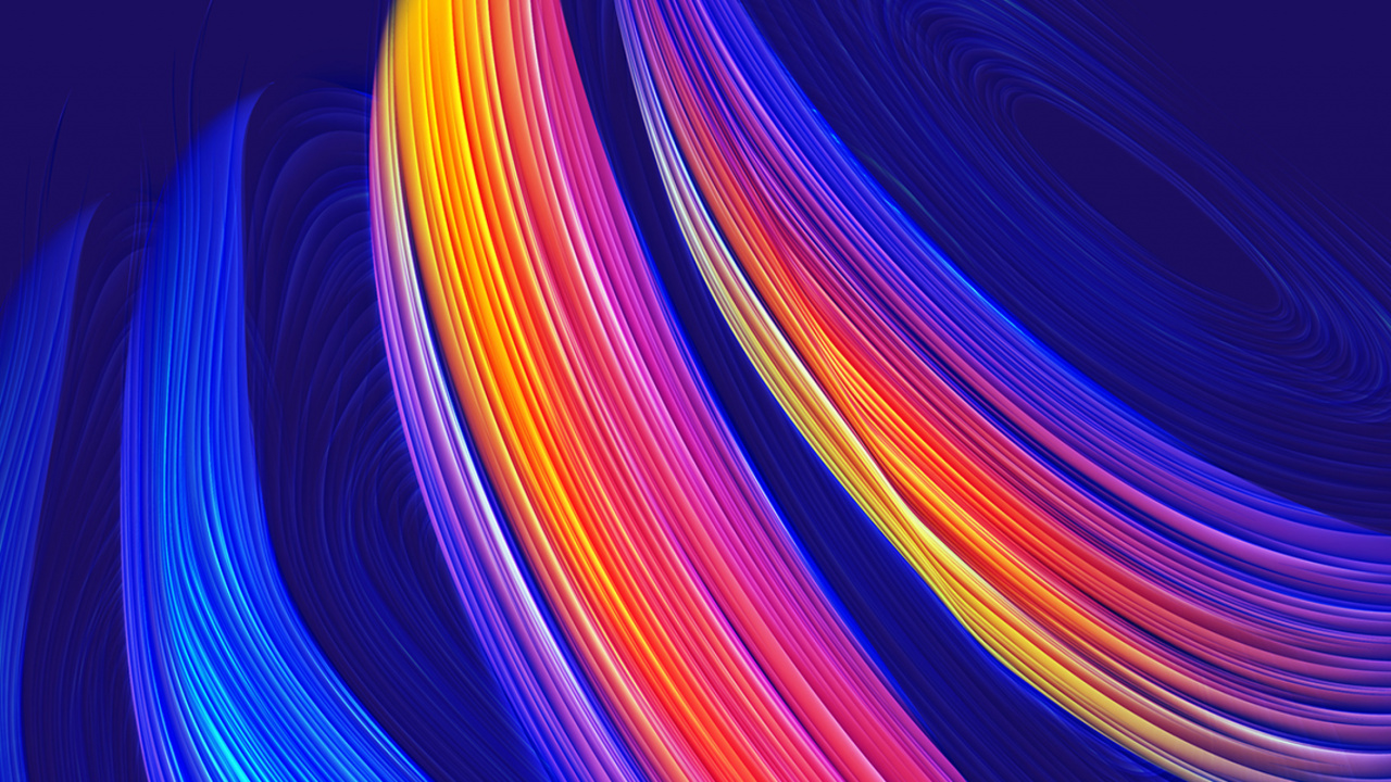 Обои свет, абстракция, лазурный, пурпур, Визуальный эффект освещения в разрешении 1280x720