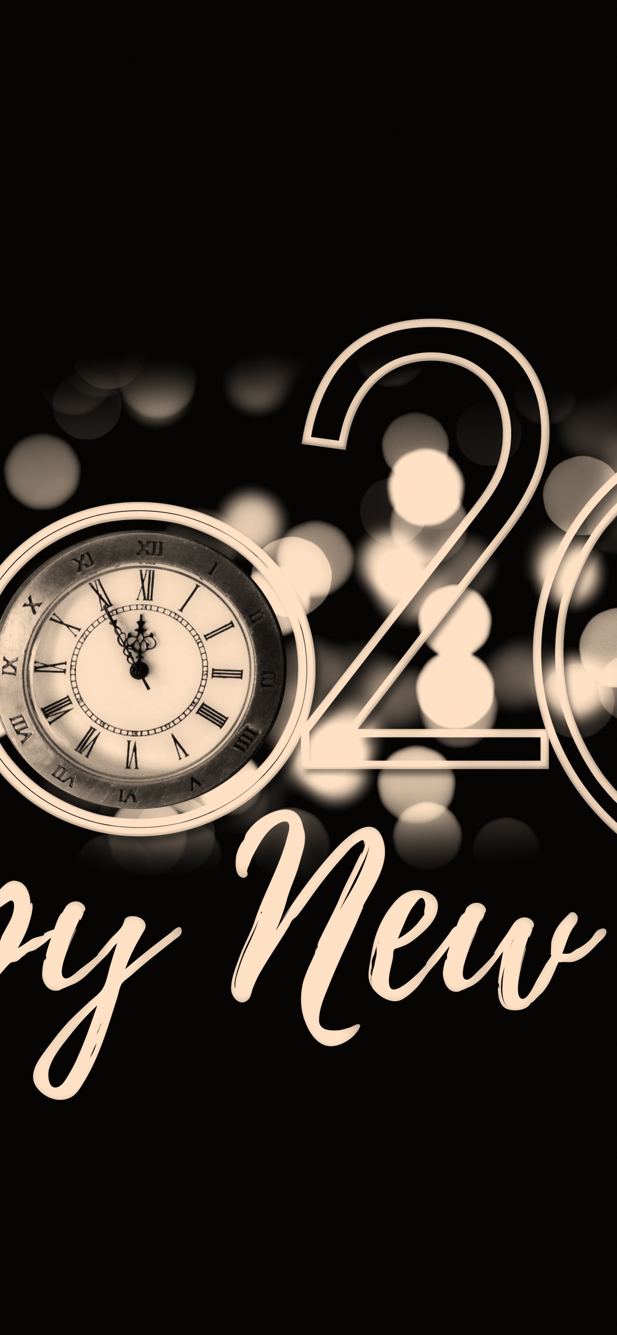 Обои Новый год, канун Нового года, день нового года, растение, арт в разрешении 1242x2688