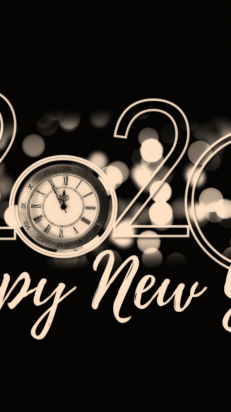 Обои Новый год, канун Нового года, день нового года, растение, арт в разрешении 750x1334