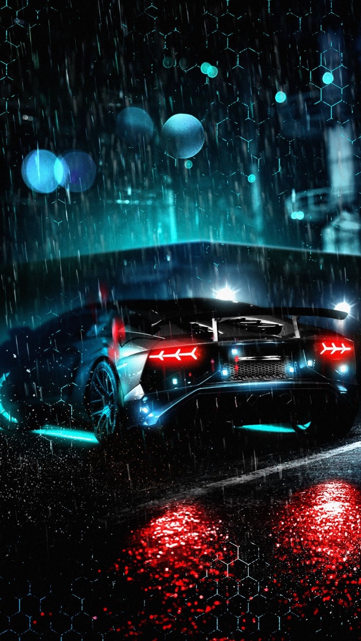 Обои спорткар, легковые автомобили, уловка Viper, автомобильное освещение, капюшон в разрешении 720x1280