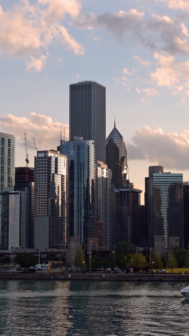 Обои Чикаго, Атланта, небоскреб, город, городской пейзаж в разрешении 720x1280