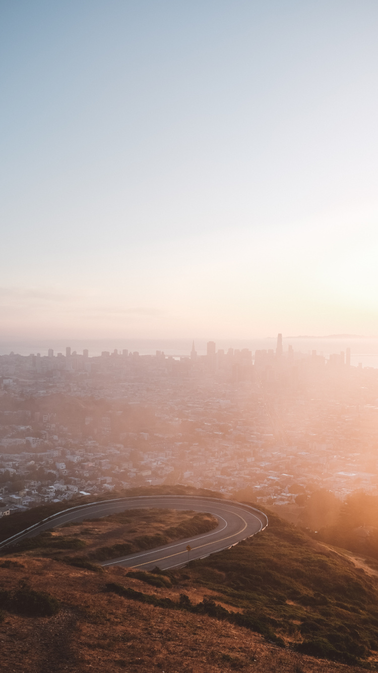 Обои мгла, атмосфера, дымка, утро, туман в разрешении 750x1334