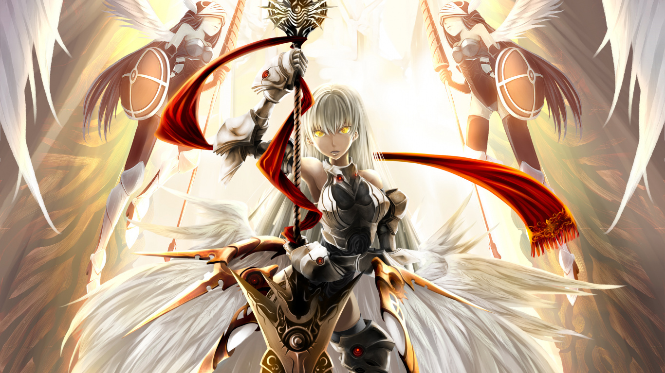 Обои Валькирия Профиль, Профиль Валькирии 2 Silmeria, Валькирия, мифология, сверхъестественное существо в разрешении 1366x768