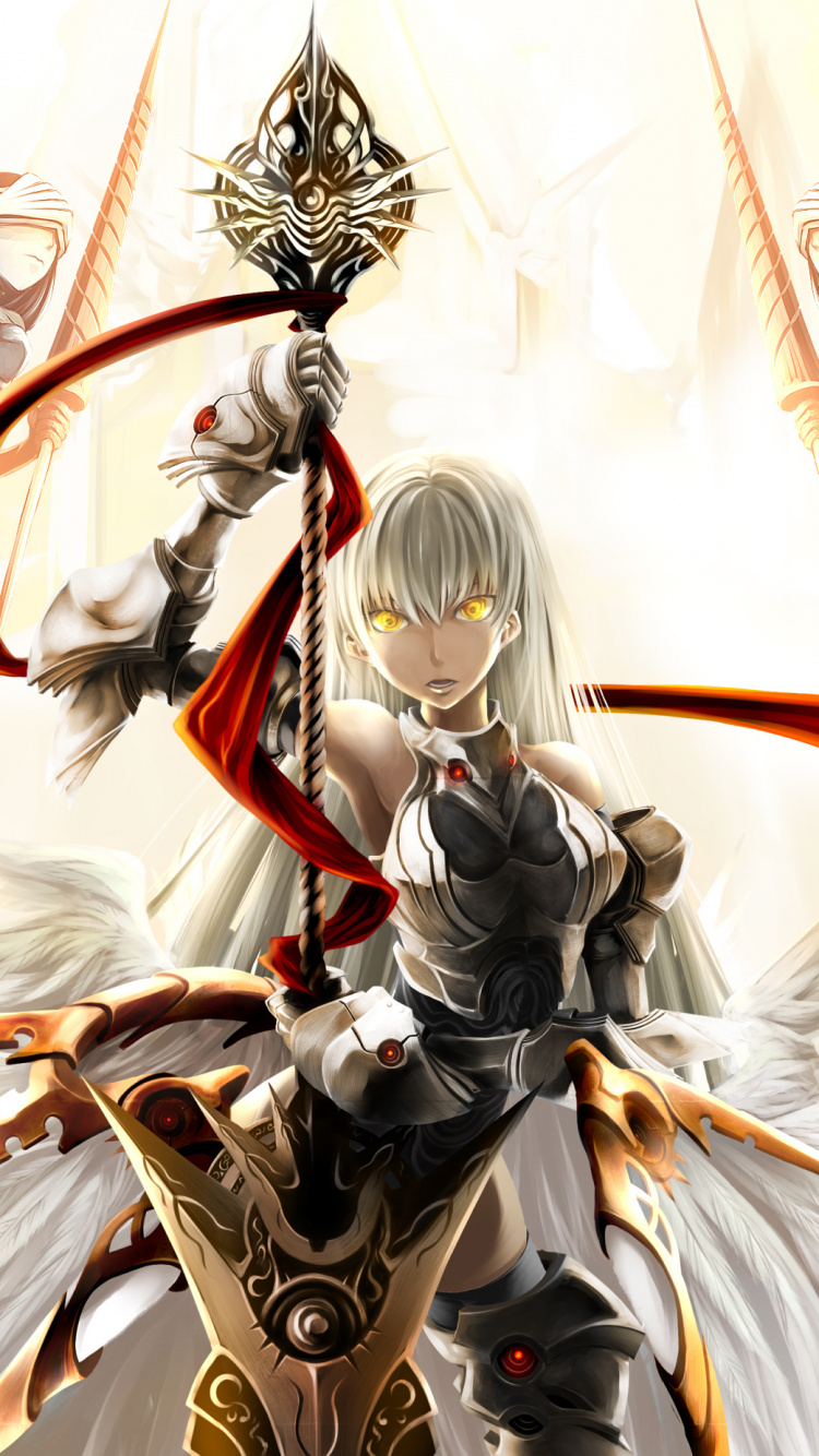 Обои Валькирия Профиль, Профиль Валькирии 2 Silmeria, Валькирия, мифология, сверхъестественное существо в разрешении 750x1334