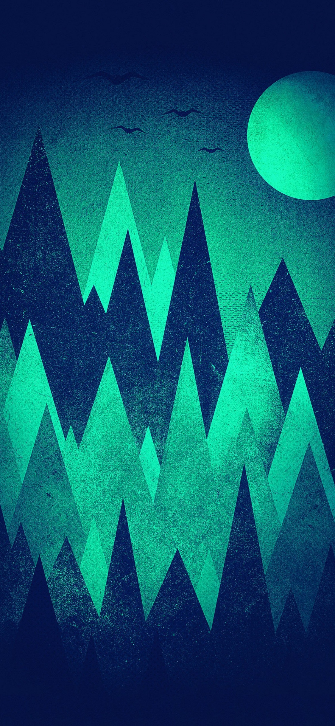 Обои арт, графика, постер, узор, красочность в разрешении 1125x2436