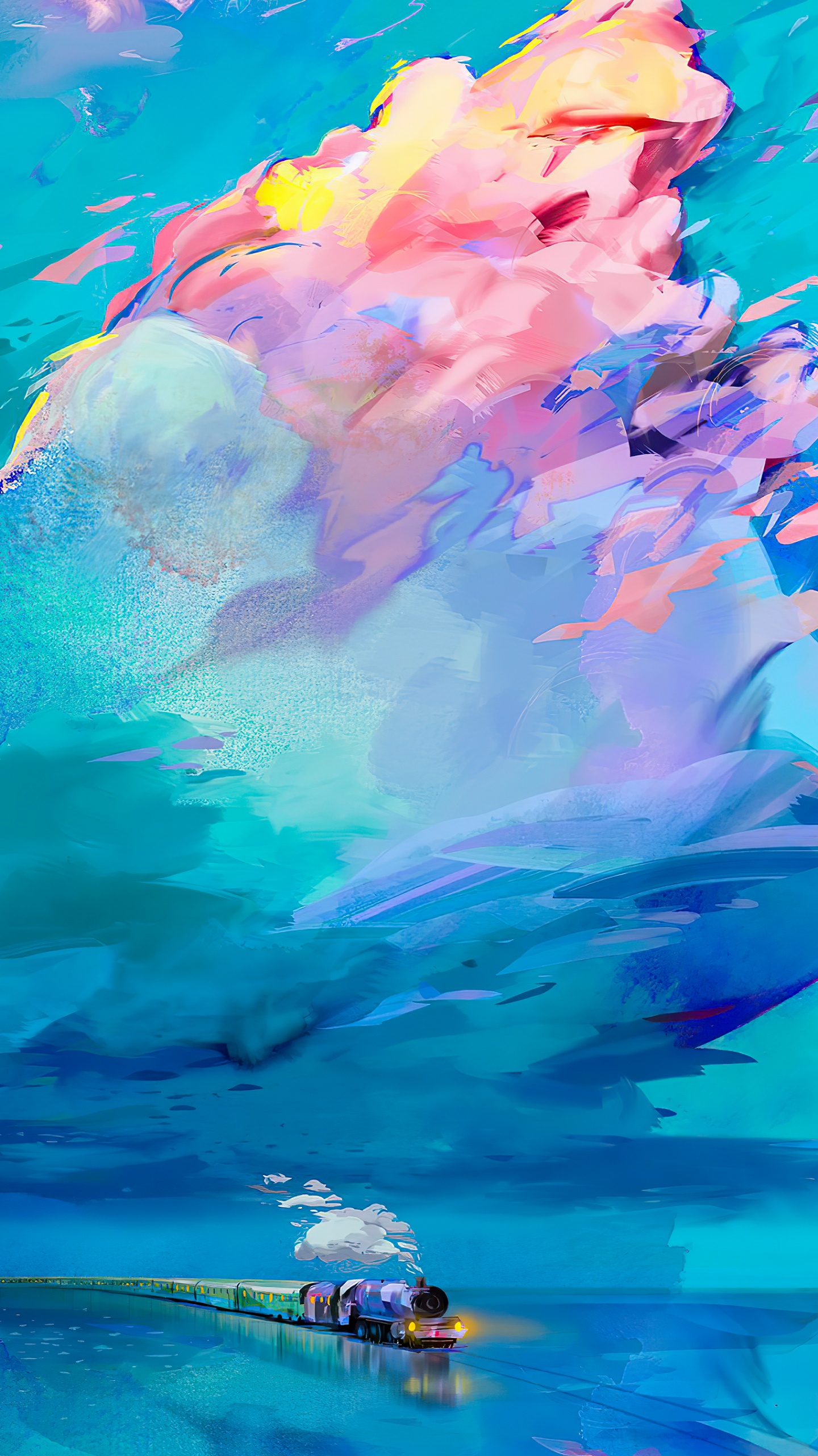 Обои живопись, soundcloud, вахьяхси, плейлист в разрешении 1440x2560