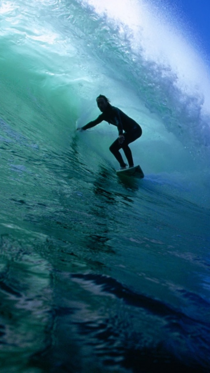 Обои серфинг, волна, доска, boardsport, ветровая волна в разрешении 720x1280